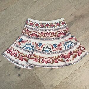 Cute skirt with flare shape and side zipper- NEVER WORN